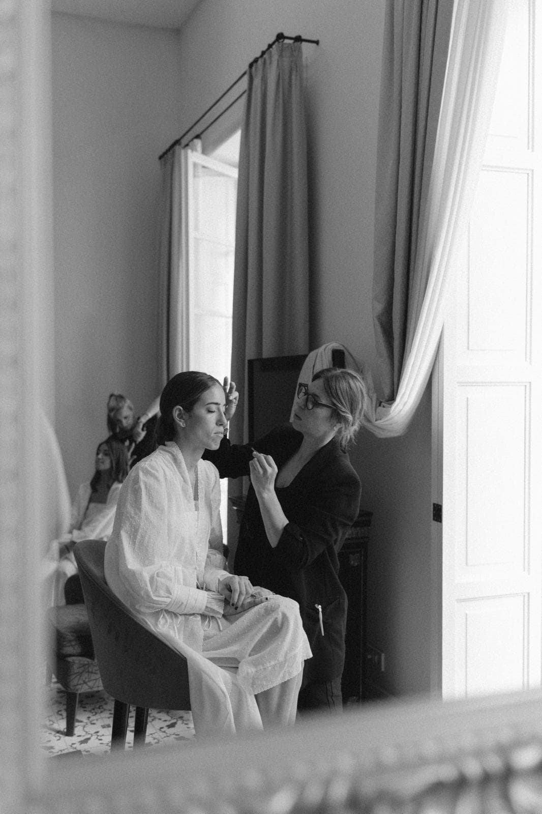 Maquillando novia